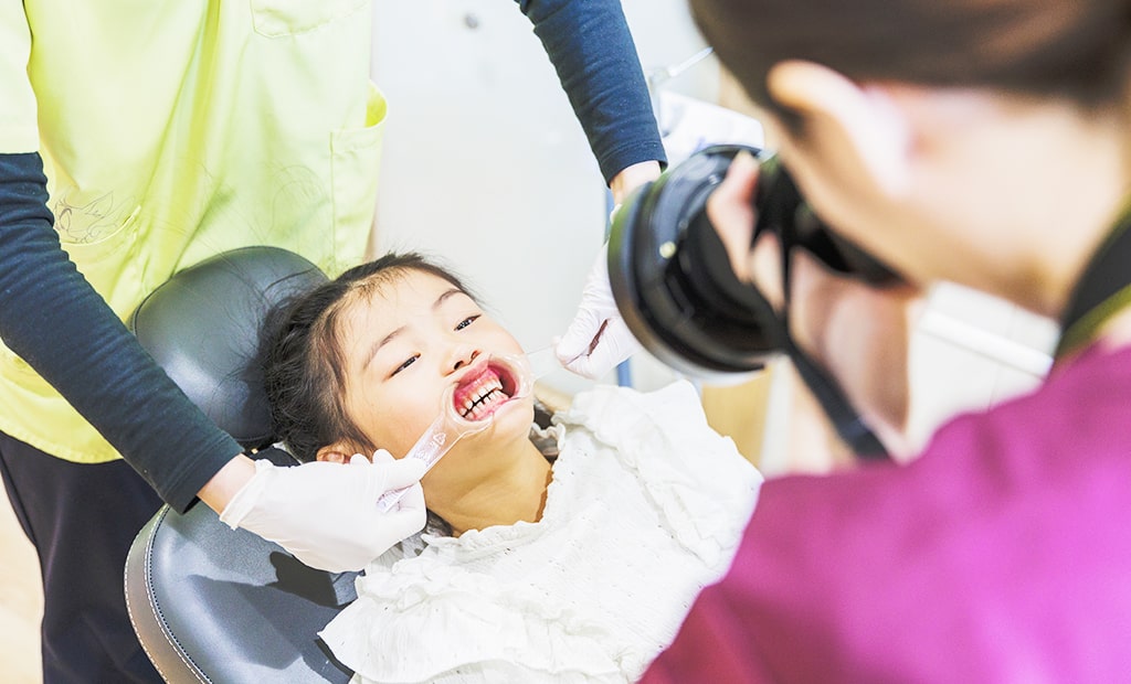 お口の写真撮影